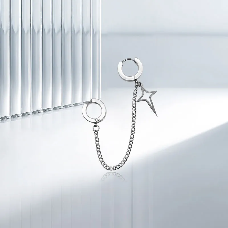 AEMC Alloy Clip On Earrings Unisex-4