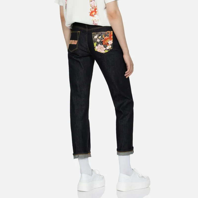 EVISU Jeans Women's Denim Blue-2