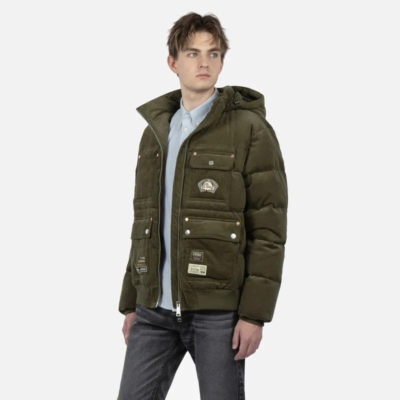 EVISU Down Jackets Men Army Green-3