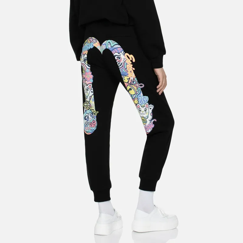 EVISU Casual Pants Women's Black-2