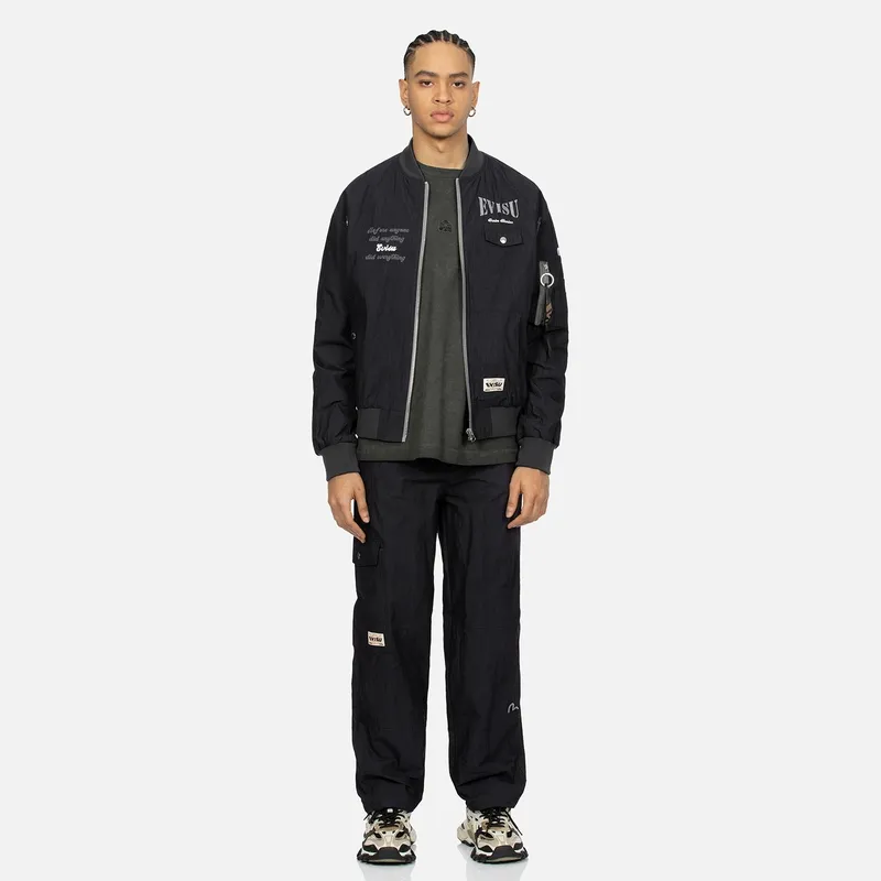 EVISU Jackets Men Navy Blue-4