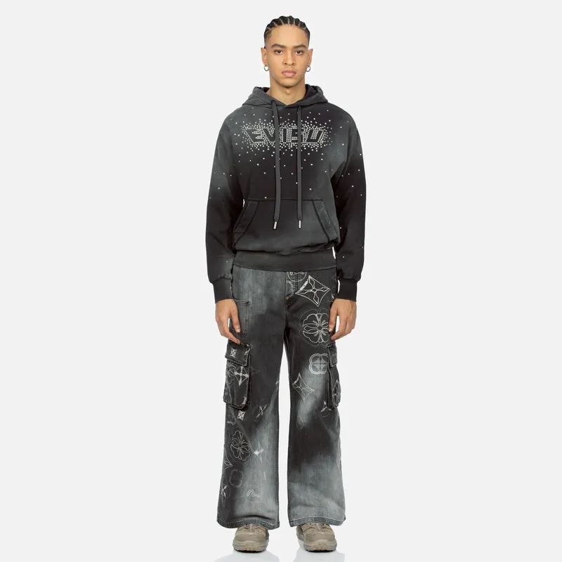 EVISU Jeans Men Denim Black-4
