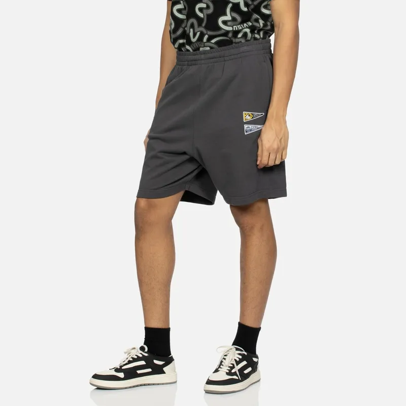 EVISU Casual Shorts Men Charcoal Gray-3