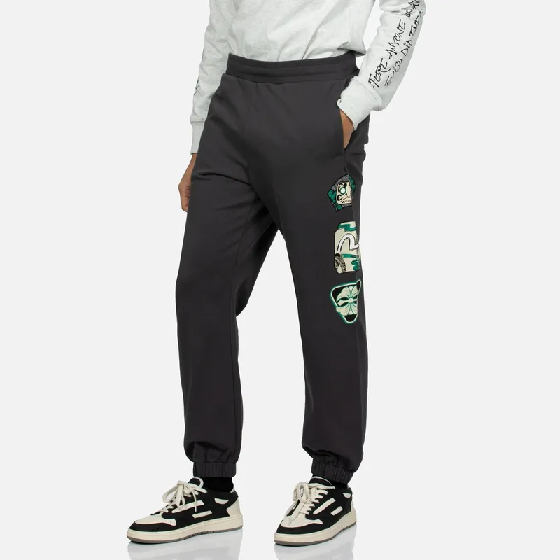 EVISU Casual Pants Men Charcoal Gray-2