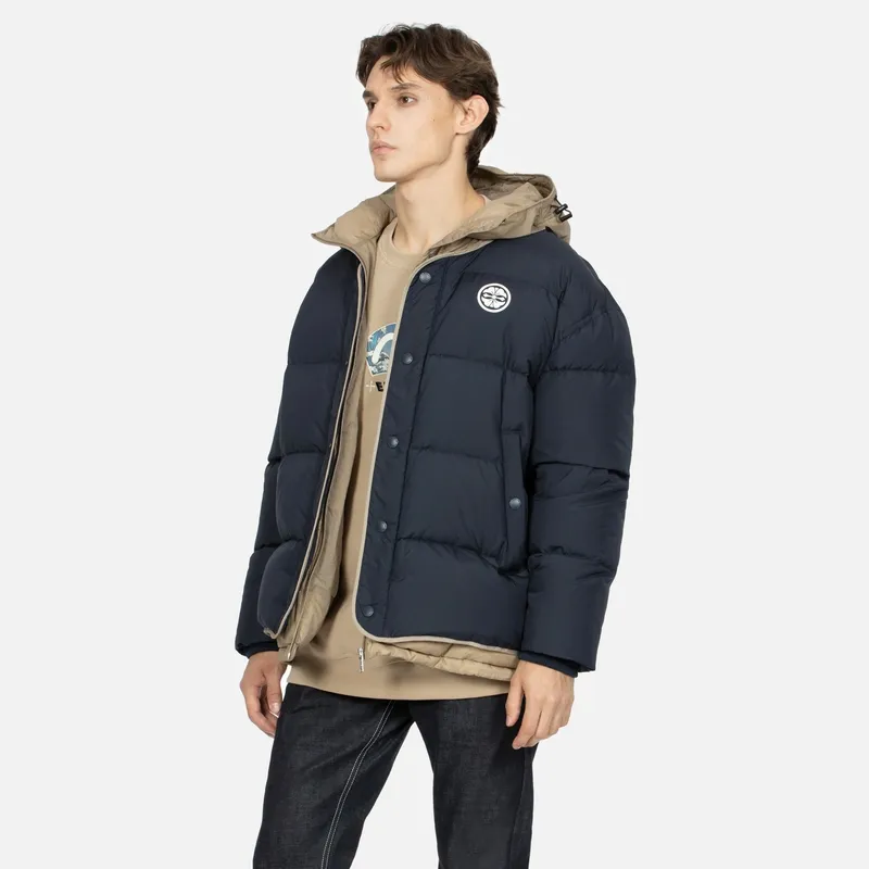 EVISU Down Jackets Men Dark Navy Blue-3