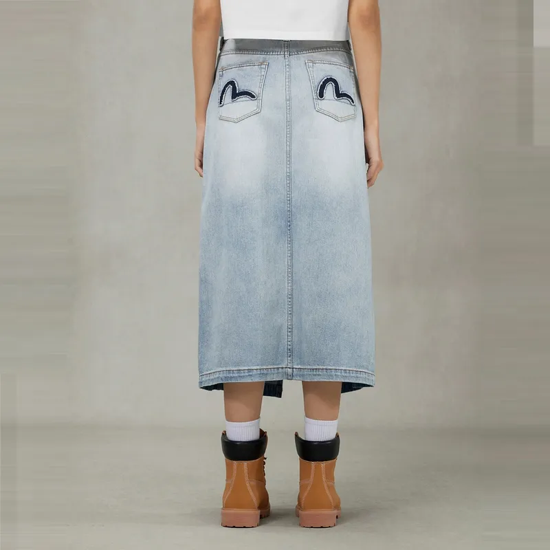 EVISU 2025 Summer Casual Long Skirt Women's-2