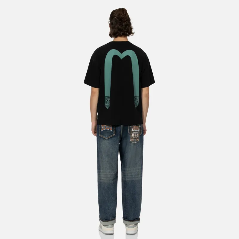 EVISU Logo print Jeans-4