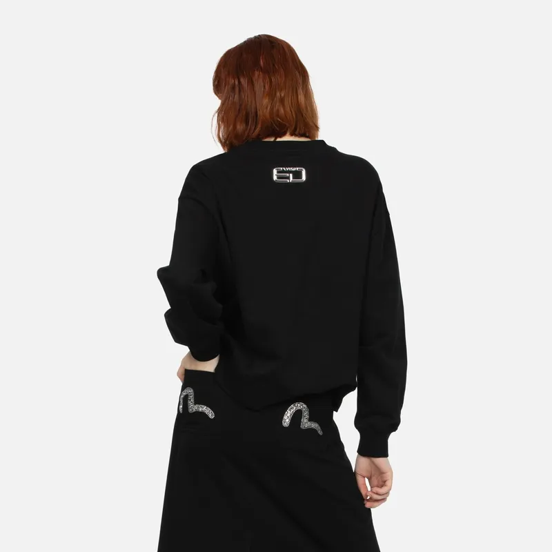 EVISU Sweatshirts Women's Black-3