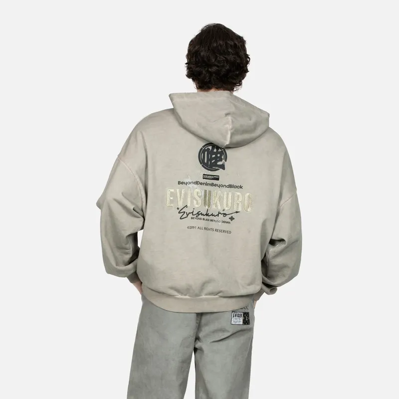 EVISU Sweatshirt Unisex Light Umber-2