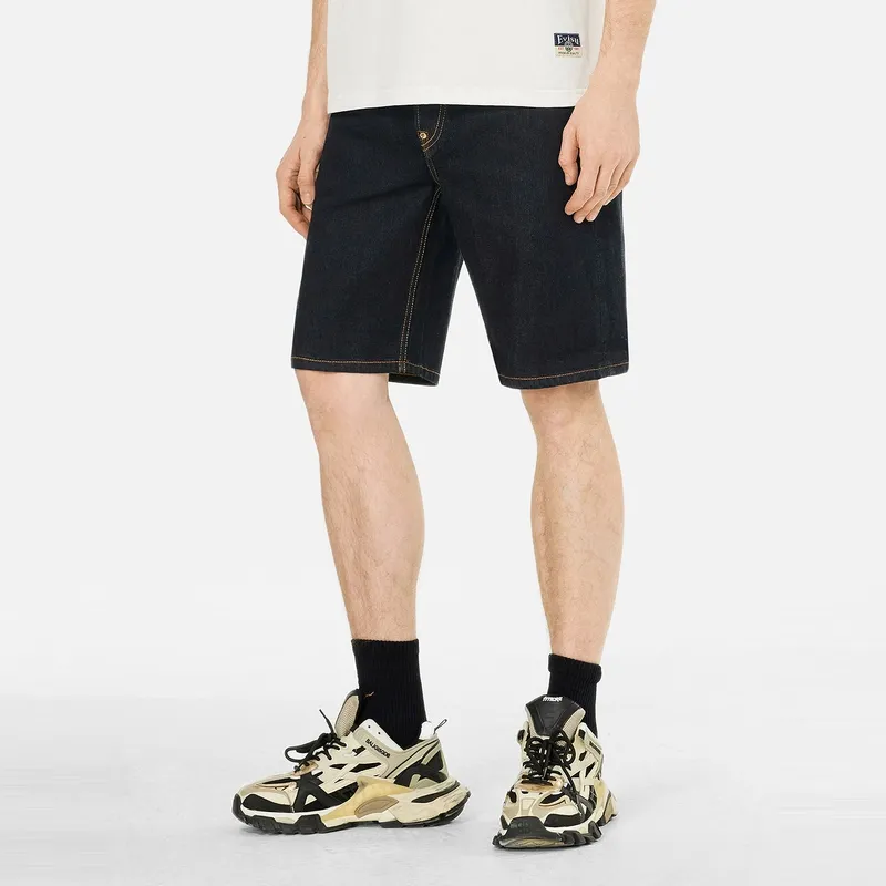 EVISU Denim Shorts Men's Denim Blue-3