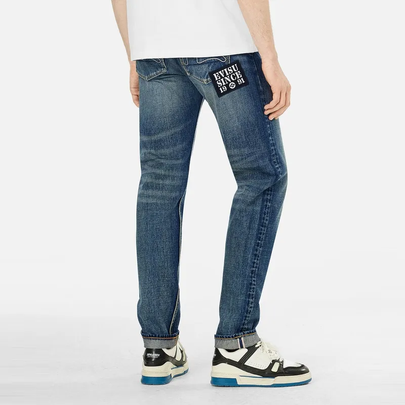 EVISU 2025 Spring Jeans Men's Denim Blue-2