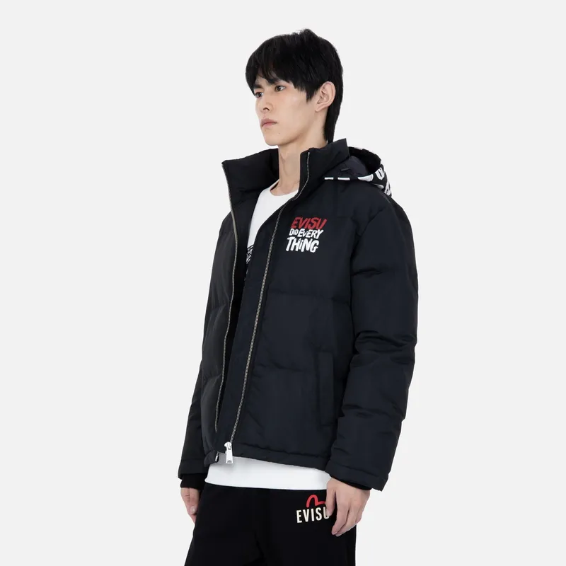 EVISU Down Jackets Men Black-2