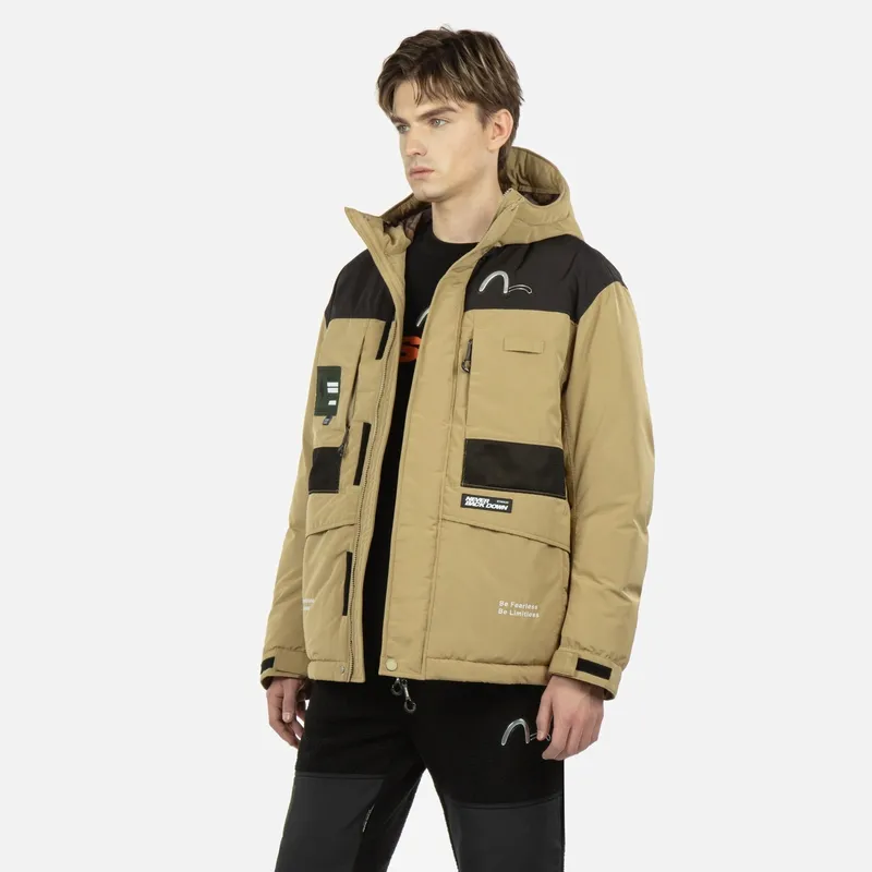 EVISU Down Jacket Men's Apricot-2