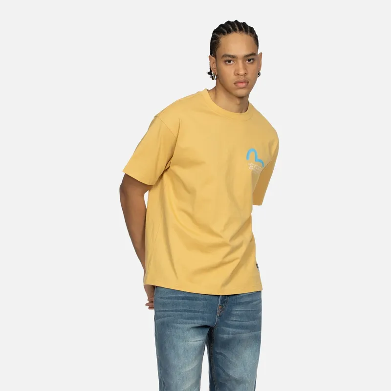 EVISU Godhead Daicock Cotton T-shirt-7