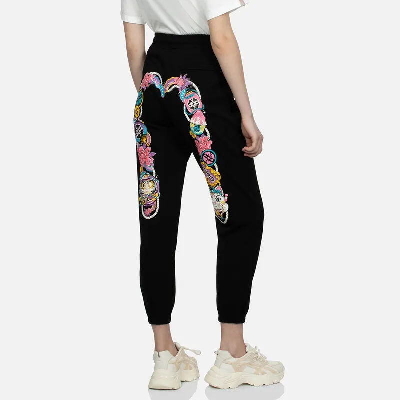 EVISU Casual Pants Women's Black-2
