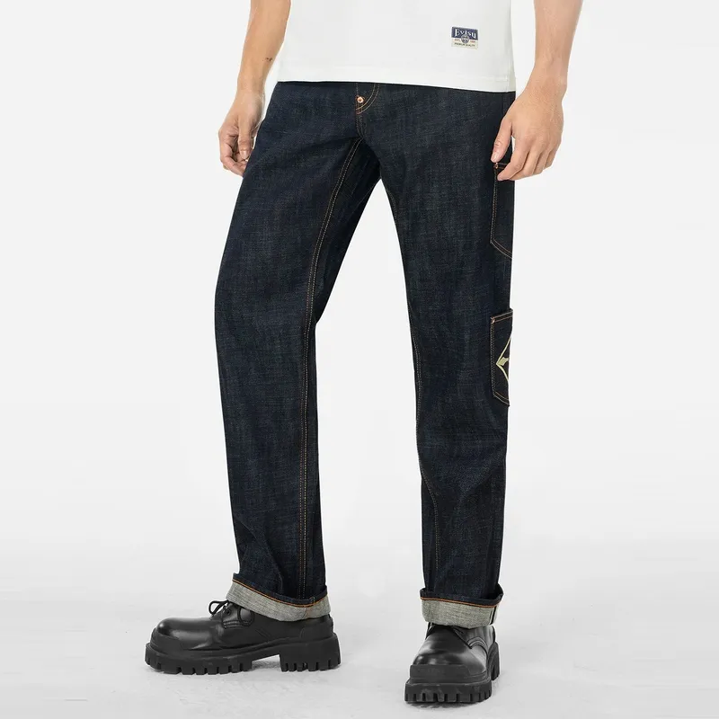 EVISU Brocade Multi pocket Jeans-3