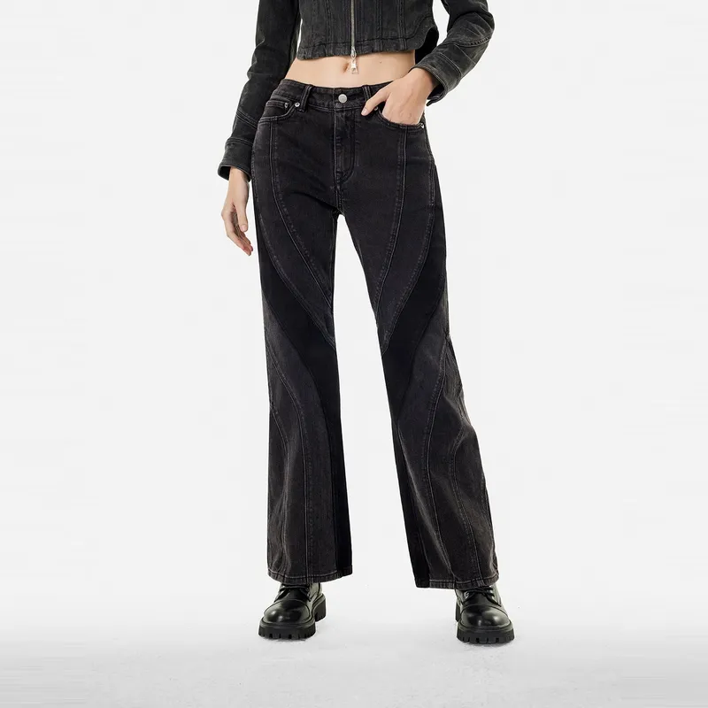EVISU Jeans Women's Denim Black-3