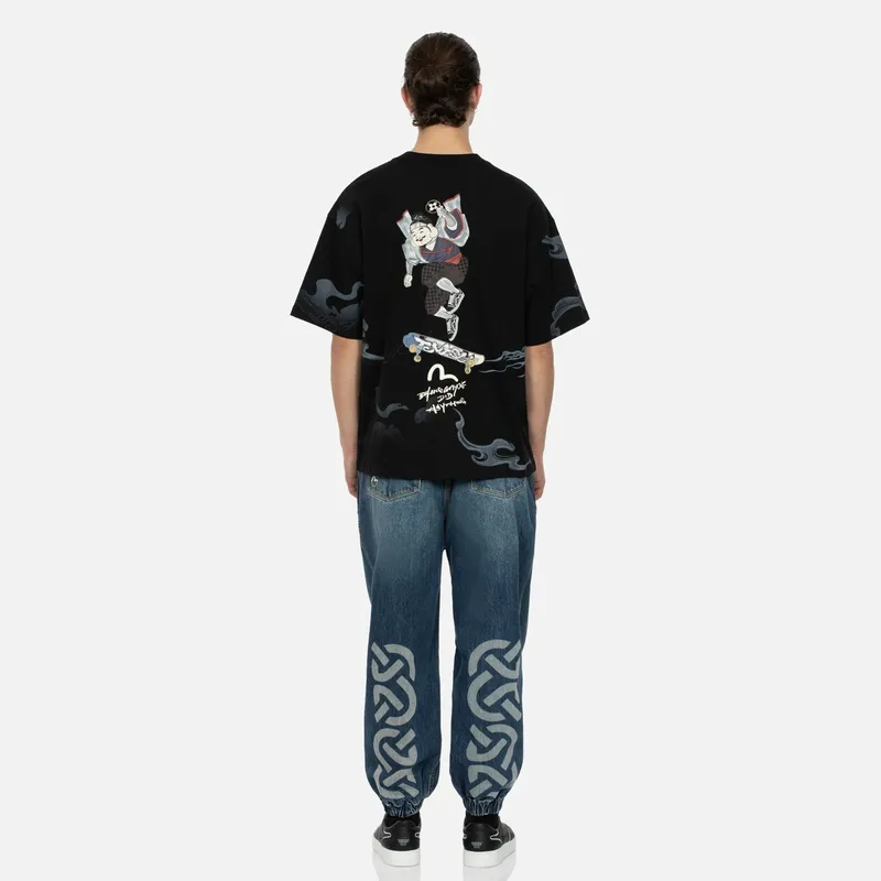 EVISU Jeans Men Denim Blue-4
