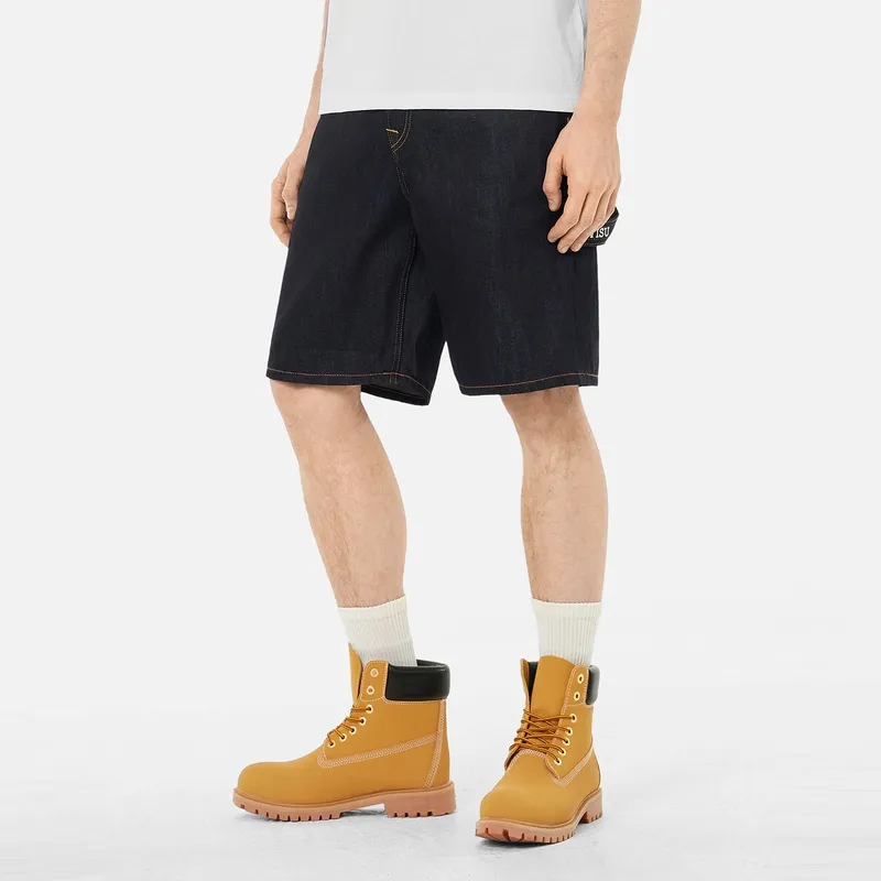EVISU Denim Shorts Men Denim Blue-3