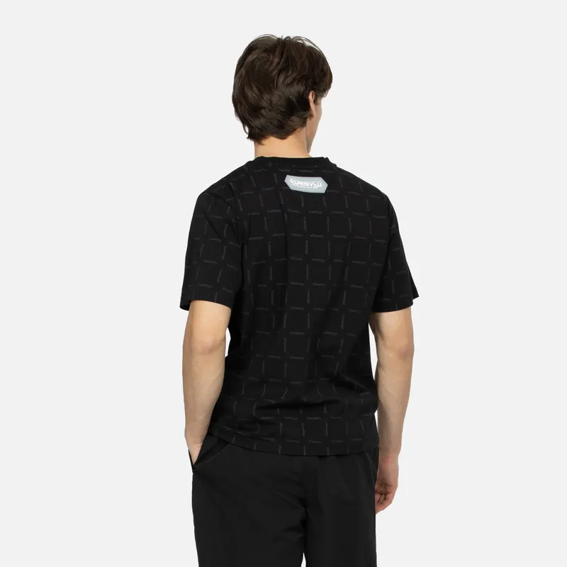 EVISU T Shirts Men Black All Over Print-3