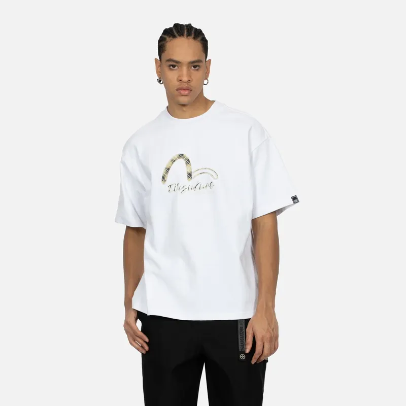 EVISU T Shirts Men White-2