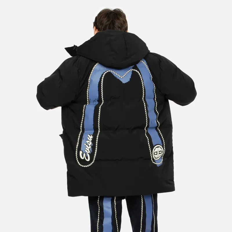 EVISU Down Jackets Men Black-2
