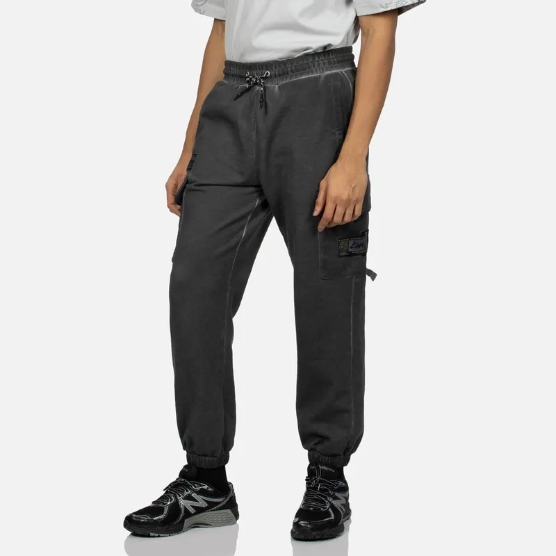 EVISU Casual Pants Men Charcoal Gray-2