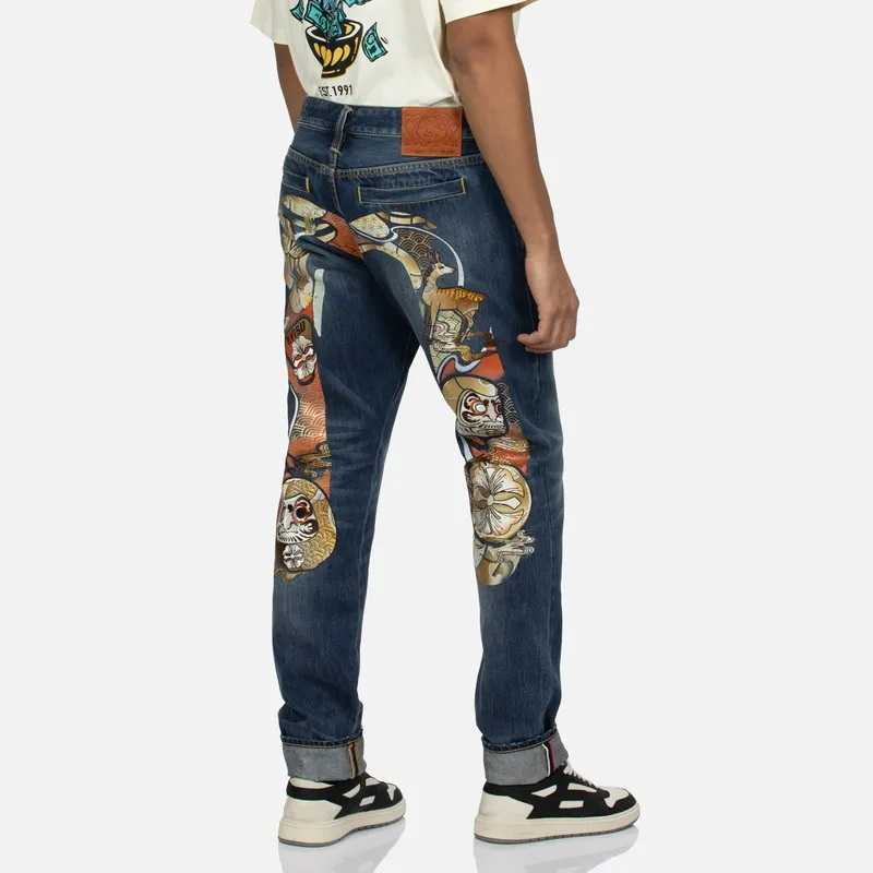 EVISU Jeans Men Denim Blue-2