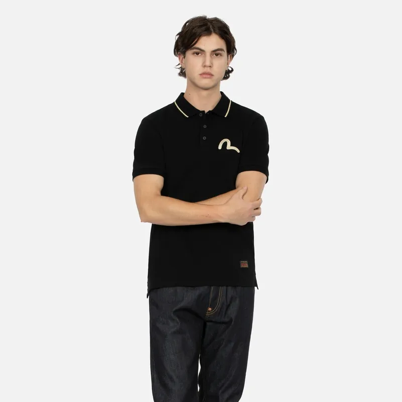 EVISU Polo Shirts Men Black-2