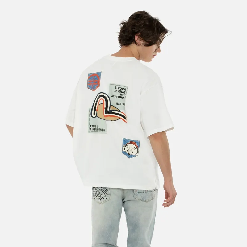 EVISU Short Sleeved T Shirts Men's-5