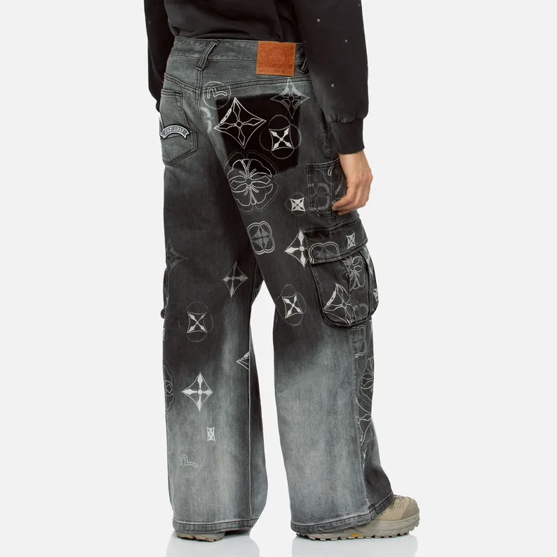 EVISU Jeans Men Denim Black-2