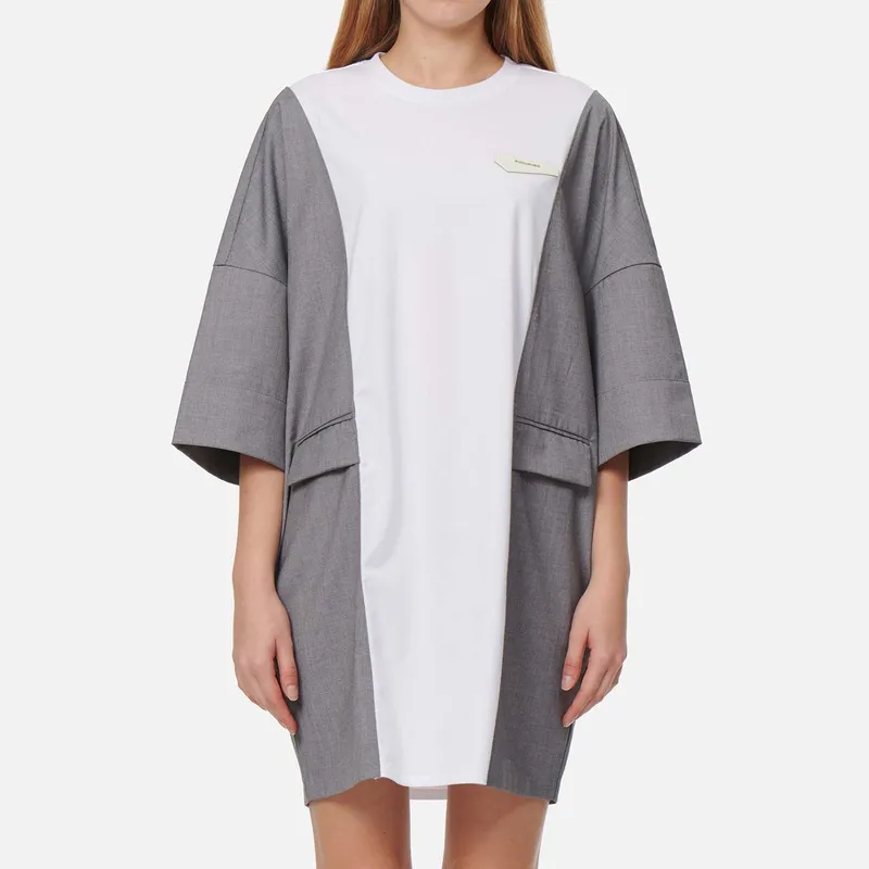 EVISU Short Sleeved Dresses Unisex White-2