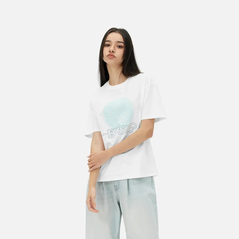 EVISU T Shirts Women's White-2