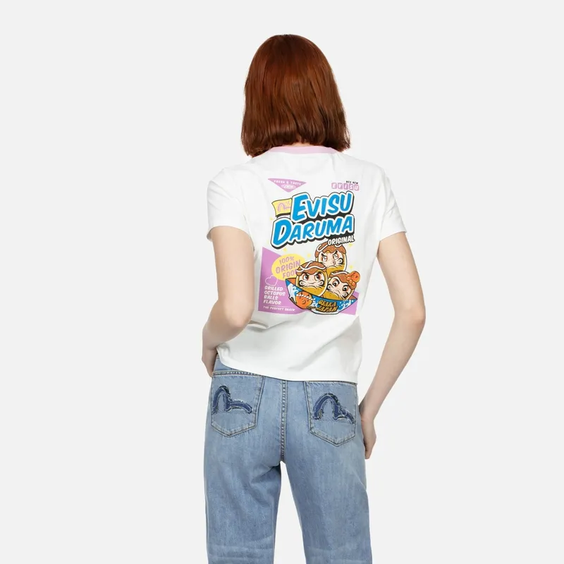 EVISU T Shirts Women's White-2