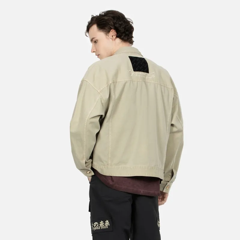 EVISU Jackets Men Gray Green-3
