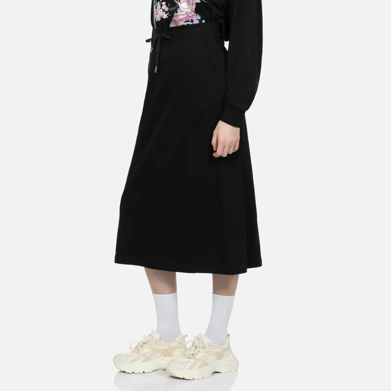 EVISU Casual Long Skirts Women's Black-4