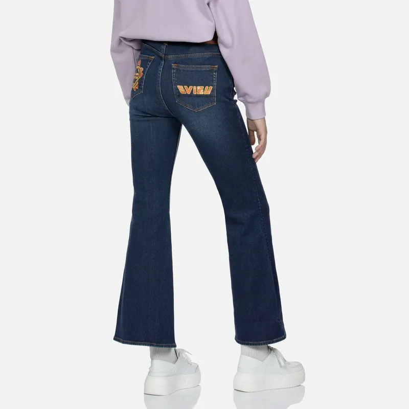 EVISU Jeans Women's Denim Blue-2