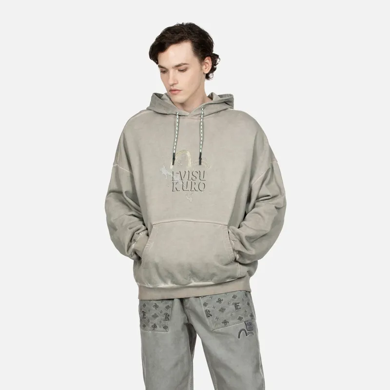 EVISU Sweatshirt Unisex Light Umber-3