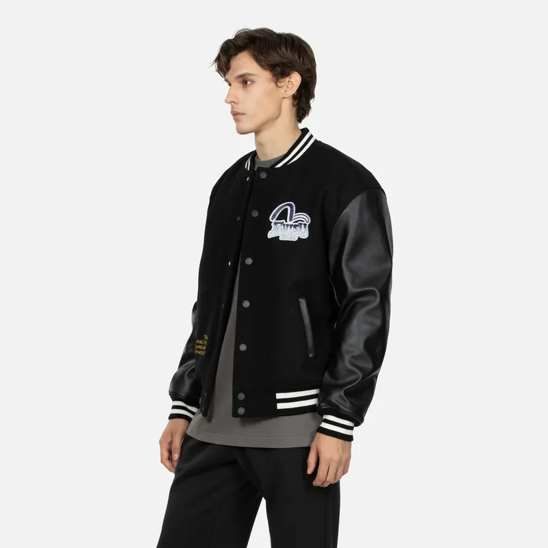 EVISU Baseball Jerseys Men Black-3