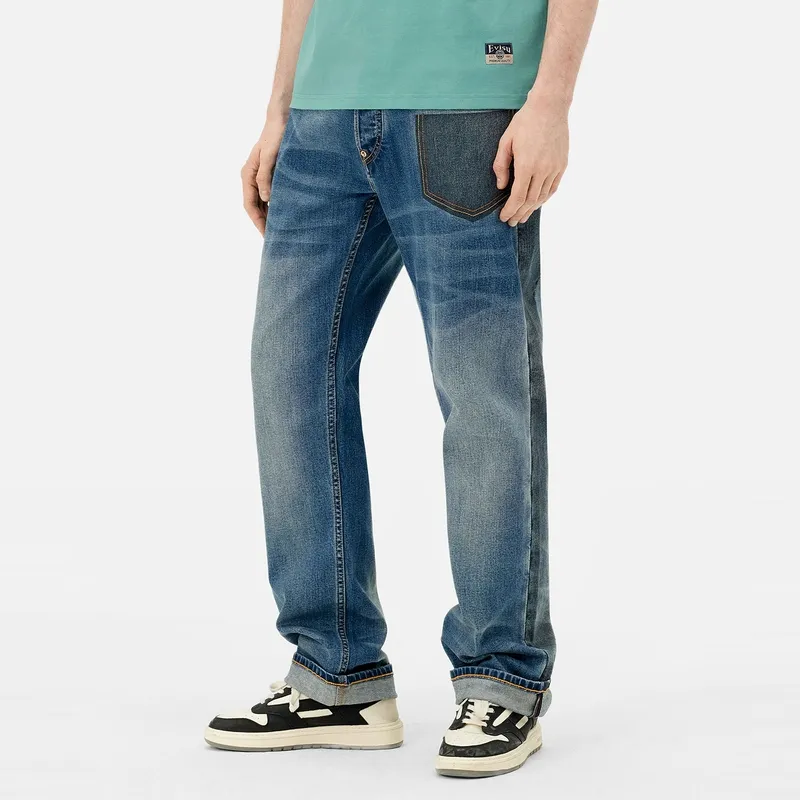 EVISU Jeans Men Denim Blue-3