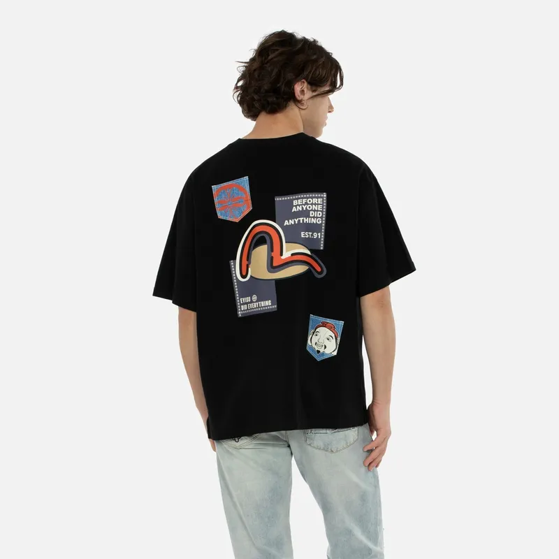 EVISU Short Sleeved T Shirts Men's-2
