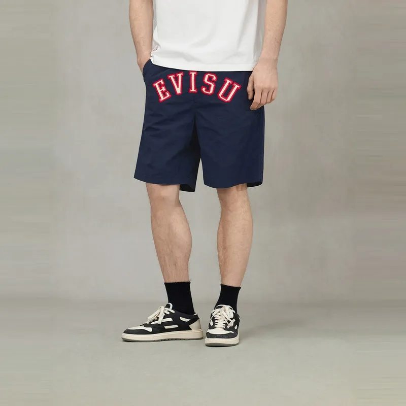 EVISU 2025 Summer Casual Shorts Men's-2