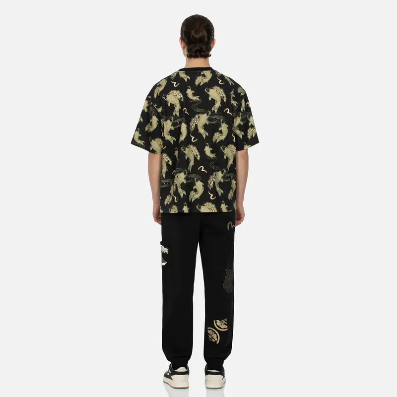 EVISU Logo print Track Trousers-4