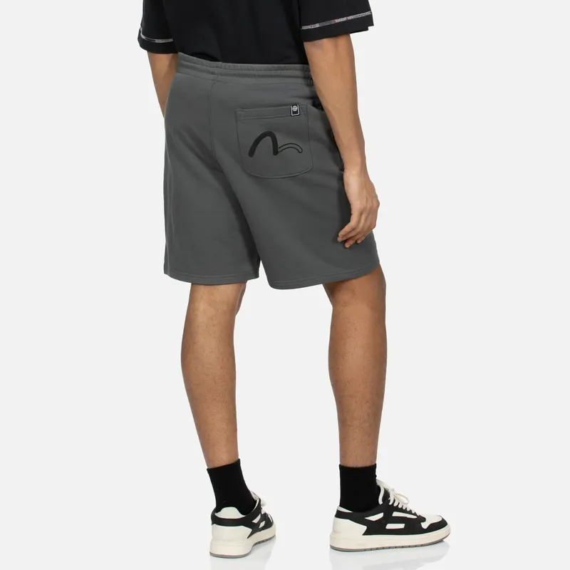 EVISU Casual Shorts Men Charcoal Gray-3