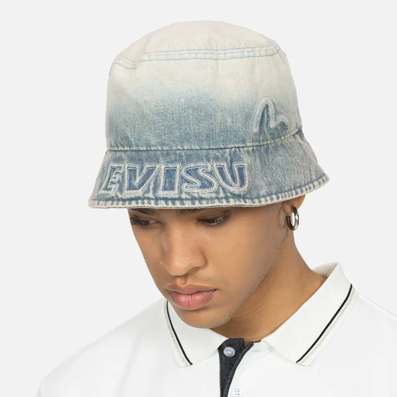 EVISU Cotton Bucket Hats Unisex-2