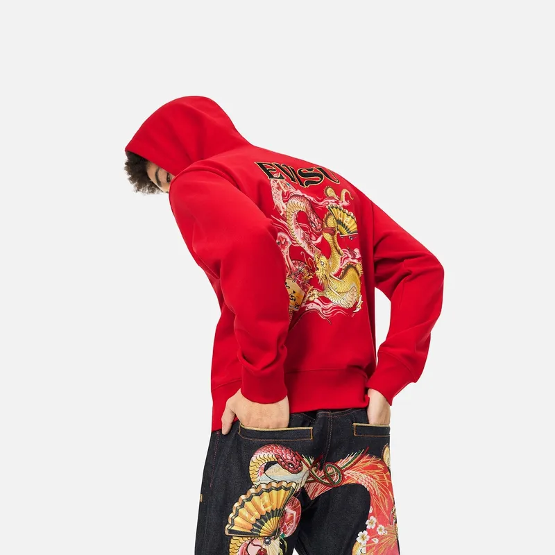 EVISU Snake Year Spring Festival Limited Series Sweatshirts Men-6