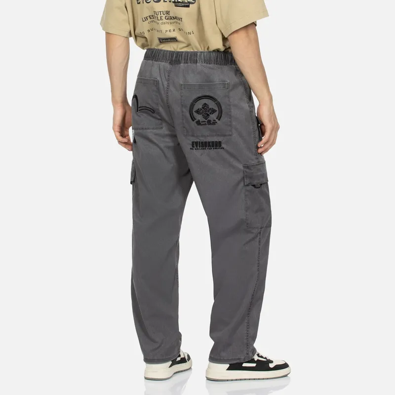 EVISU Casual Pants Men Gray-2