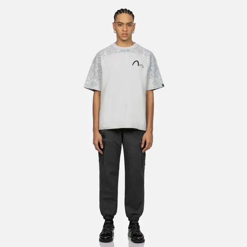 EVISU T-Shirts Men Gray-4