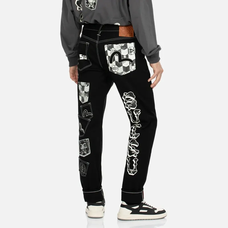 EVISU Jeans Men Black-2