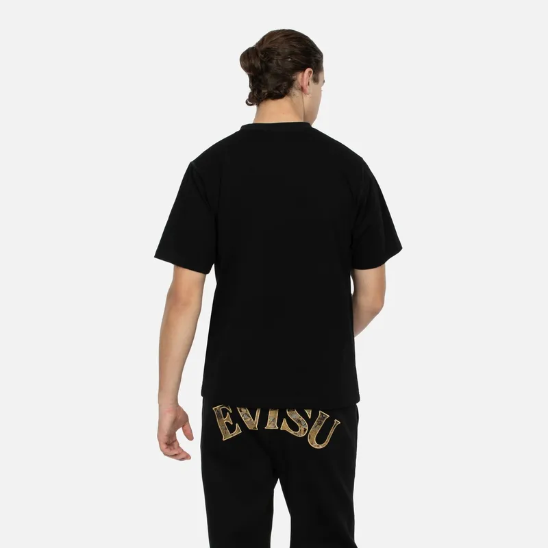 EVISU Auspicious Cloud Embroidery T shirt-7